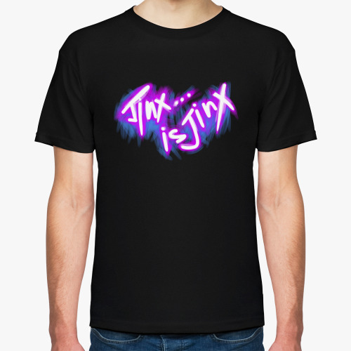 Футболка с принтом Jinx Arcane League of Legends