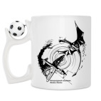 Кружка с футбольным мячиком
