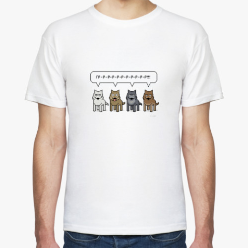 Футболка с принтом  «Гр-р-р!»