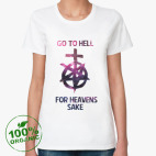 Женская футболка органик