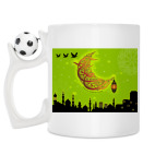 Кружка с футбольным мячиком