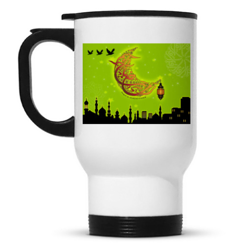 Кружка-термос с принтом Полумесяц