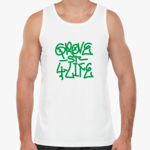 Майка с принтом  Grove 4 Life