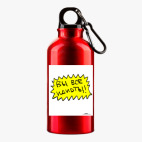 Металлическая бутылка 400 мл UV-DTF